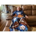 thumbnail image 3 of Dawhud Direct Super Fan Sports Fleece Blanket for Bed, 50" x 60" Sports Fan Fleece Throw Blanket for Men, Women and Kids - Super Soft Plush Sports Blanket Throw, 3 of 8