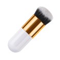 thumbnail image 3 of Makeup Brush Soft Bristles Cute Stylish Portable Cosmetic Brush Professional Makeup Tools White Gold, 3 of 4
