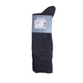 thumbnail image 3 of CALVIN KLEIN Mens 4 Pack Black Assorted Logo Reinforced Heel And Toe Breathable Dress Crew Socks 7-12, 3 of 3