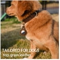 thumbnail image 3 of Suitable for AirTag Dog Collar — 100% Genuine Leather Dog Collar with Apple AirTag Holder, Suitable for Small Dogs, 3 of 10