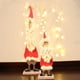 thumbnail image 1 of 2 piezas de letreros de mesa de Navidad de madera decoración de mesa de madera de Navidad Papá Noel de madera JAMW Sencillez, 1 of 4