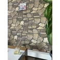 thumbnail image 4 of Dundee Deco 3D Wall Panels - Cladding, Brown Hazel Gold Stone Look Wall Paneling, Styrofoam Facing for Interior and Exterior Applications, DIY, SAMPLE, Size 10 x 10 in., 4 of 9