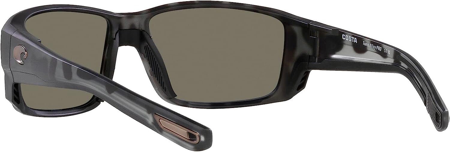 Costa Del Mar Tuna Alley Pro Blue Mirror Polarized Glass Men's Sunglasses 6S9105 910513 60