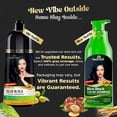 thumbnail image 3 of (3 pack) Herbishh Blue Black Hair Dye Shampoo 500ml, Color Shampoo for Grey Hair, 3-in-1 Natural Hair Dye, Ammonia-Free Formula, Hair Color for Women & Men, 3 of 10