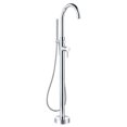 thumbnail image 1 of Ancona Prima Floor Mount Bathtub Faucet with Shower Head in Chrome, 1 of 4