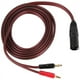 thumbnail image 2 of Cable de Altavoz XLR a Banana, Audio 3 Pines Macho Doble Enchufe 4 Mm Chapado en XLR3 Pro HiFi, 2 of 5