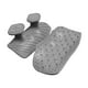 thumbnail image 2 of 2 almohadillas ergonómicas para levantamiento de pesas, sin dedos, para hombres y mujeres Gris, 2 of 8