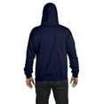 thumbnail image 2 of Hanes Men's and Big Men's Ecosmart Fleece Full Zip Hooded Jacket, up to Size 3XL, 2 of 3