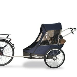 Wike Premium Double Children's Bike Trailer includes Stroller