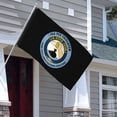 thumbnail image 3 of Fyon US Military Navy Oak Ridge ARDM-1 Flag banner with Grommets Man cave Decor 3x5Feet, 3 of 4