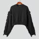 thumbnail image 3 of INCERUN Tops 2023 Estilo coreano Nuevo diseño de jersey para hombre Sudaderas sólidas que combinan con todo Suéteres de manga larga con borlas adornados S-5XL, 3 of 5