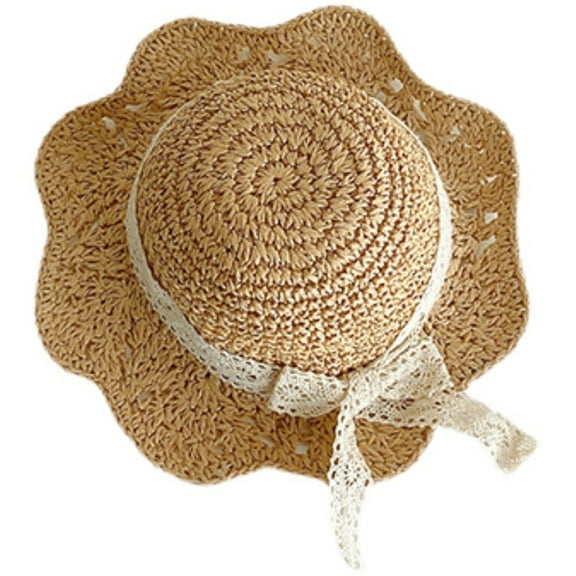 Fimkaul Summer Kids Bucket Hat Caps Pureborn Baby Toddler Girls Beach Children Sun Hats