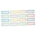 thumbnail image 5 of KHBUAB 16Pcs Magnetic Name Stickers Assorted Color Rectangle Blank Tag for Home Kitchen Refrigerator Stickers, 5 of 8