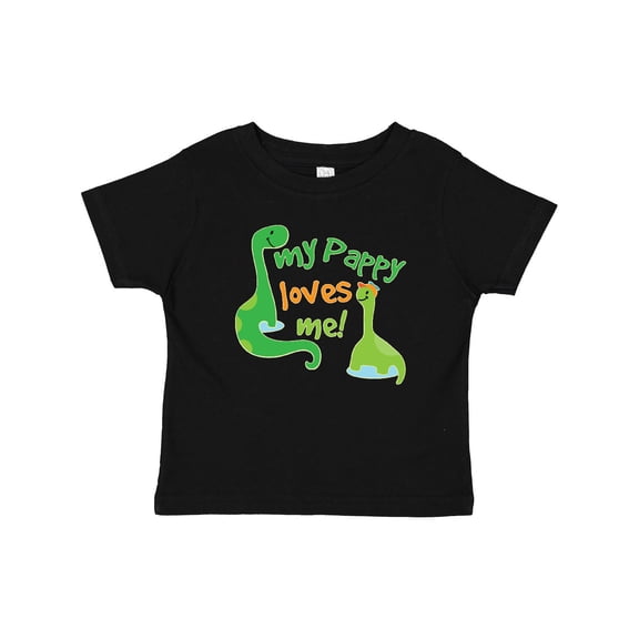 Inktastic My Pappy Loves Me Grandson Dinosaur Boys Baby T-Shirt