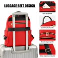 thumbnail image 4 of JIALIOU Mini Backpack Purse for Women Quilted Casual Daypack Small Travel Shoulder Bag, Red, 4 of 7