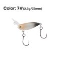 thumbnail image 3 of DestRes Pesca 37 Mm 2.8g Crankbait Cebo Duro Artificial Lento (7#), 3 of 8