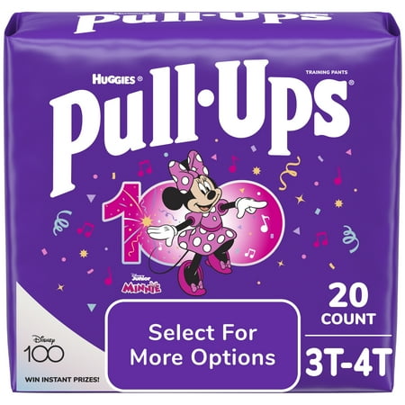 UPC: 0036000513530 | Pull-Ups Girls Potty Training Pants 3T-4T 20 Count (Select for More Options)