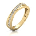thumbnail image 3 of TimeLe$$ Classics Natural Diamond Wedding Band in 14K Yellow Gold (Ring Size 8), 3 of 6