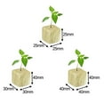 thumbnail image 3 of 50/36/21pcs Stonewool Hydroponic Grow Media Cubes Plant Cubes Soilless Substrate Seed-ed Rock Wool Plug Seedling-Block, 3 of 5
