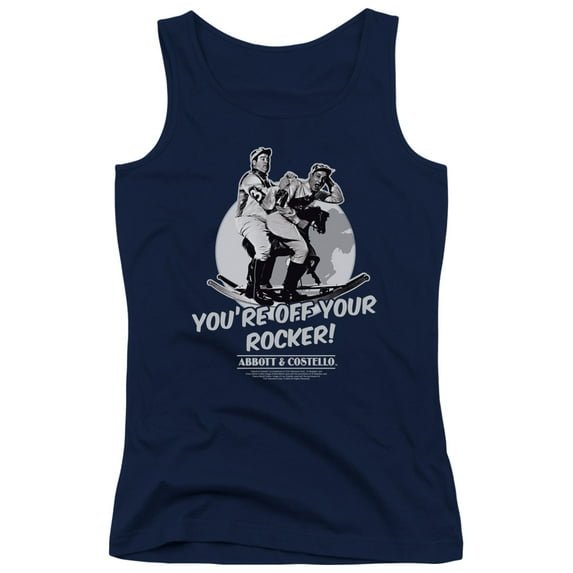 Abbott & Costello - Off Your Rocker - Juniors Tank Top - Large