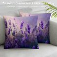 thumbnail image 3 of Chilfamy  Purple Lavender in The Field Pattern Decorative Throw Pillow Cover Cushion Cover Modern Pillow Cover,Purple,Multi-Size, 3 of 5