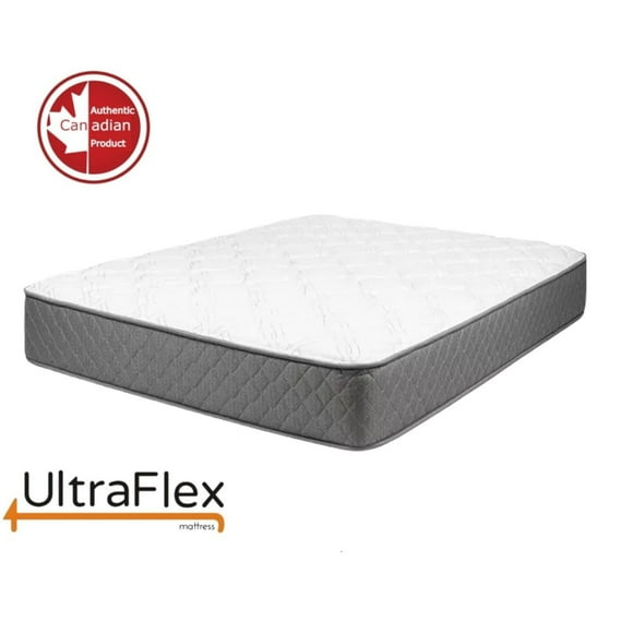 Ultraflex JOY - Matelas Hybride Écologique 9 Pouces Orthopédique, Couche de Confort à Ressorts Ensachés, Simple/simple (Fabriqué au Canada)