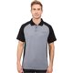 thumbnail image 1 of Columbia Blasting Cool II Polo de rugby para hombre, gris, pequeño, 1 of 2