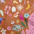 thumbnail image 1 of oneOone Polyester Spandex Orange Fabric Tropical Animal Sewing Craft Projects Fabric Prints By Yard 56 Inch Wide, 1 of 4