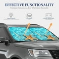 thumbnail image 7 of Picia Starfish And Seashell On The Beach 1 2 Piece Car Windshield Sun Shade Foldable | Foldable Sun Shield for Front Window Blocks UV Rays and Keeps Your Vehicle Cool-Large, 7 of 7