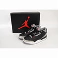 thumbnail image 2 of Size 10.5 - A i r-Jor-dan 3 Retro OG 2024 Black Cement, 2 of 6