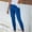 Blue Boho Pants for Women, variant on CZHJS Women's Solid Color Pants Summer Trousers Elastic Waist Fashion Comfy Long Palazzo Pants Light Weight Fit Wide Leg Beach Trousers with Pockets Baggy Slacks Wine S