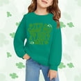 thumbnail image 2 of Mercatoo Girls Boys St. 𝐏atrick's Day Sweatshirt Outfit Toddler Crewneck Long Sleeve Pullover Kids Letter Shirt Sweater Tops, 2 of 6