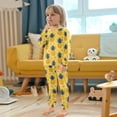 thumbnail image 5 of joogoo Pineapple Fruit 2 Piece Long Sleeve Tee and Pants Cotton Pajama Set 8Y, 5 of 7