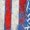 Blue, variant on America 250th Anniversary Men Holiday T Shirts, Classic Retro USA Flag Aquamarine Blue Graphic Crewneck Tee for Independence Day Activities - 4XL