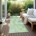 thumbnail image 6 of Addison Rugs Chantille Indoor/Outdoor Transitional Watercolors Green Washable Runner Rug, 2'3" x 7'6", 6 of 6