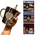 thumbnail image 3 of 3pcs Creative Ins Diamond Heart Water Cup High Value 304 Stainless Steel Coffee Cup Portable Office Home Mug, 3 of 8