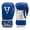 Blue/White, variant on TITLE Boxing Pro Style Leather Training Boxing Gloves 3.0, 12 oz, Black/White