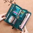 thumbnail image 4 of Retro Credit Card Holder Fashion Wallets for Women PU Leather Wallet Organizer, 4 of 8