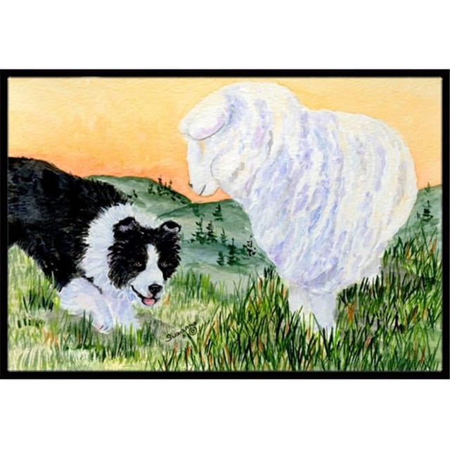 Carolines Treasures SS8103MAT Tapis Intérieur Extérieur 18 x 27 Po. Border Collie