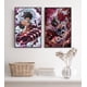 thumbnail image 5 of Póster autoadhesivo de One Piece Luffy Gear 4, papel tapiz de dibujos animados para decoración del hogar, pintura de Zoro, arte de pared de anime, sangre caliente clásica, 5 of 5