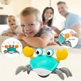 Crawling Crab Baby Toy with Music and Lights Automatically Avoid