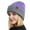 Purple, variant on vnanda Thermal Hat Unisex Winter Hat Knitted High Elasticity Soft Warm Baggy Anti-slip Regular Fit Double-sided Wear No Brim Windproof Ear for Women