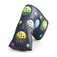 thumbnail image 1 of Navy Colour Golf Ball Novelty Blade Putter Headcover, 1 of 1