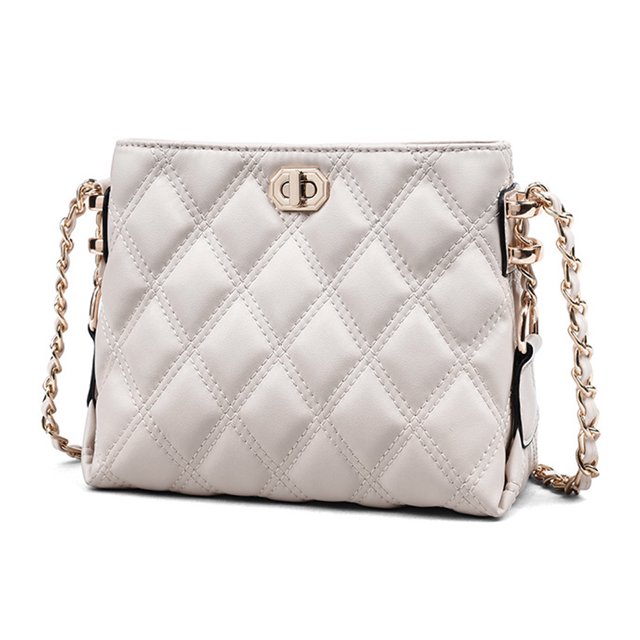 Bolsos bandolera pequeños para mujer, carteras de piel a la moda, bolsos ligeros, color blanco