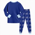 thumbnail image 4 of HCNTES Toddler Boys Shirts Set Dinosaur Print Casual Long Sleeved Round Neck 3D Dinosaur Printed Shirt Long Pants Set Boys Outfits Set 2T 3T 4T 5T 6T 7T 8T, 4 of 7