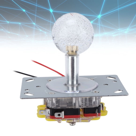 Stick, Joystick Estable Y Confiable Iluminación De Color Liviana Ampliamente Compatible Para Máquina De Garras Para Máquina De Juego Para Máquina De Lucha