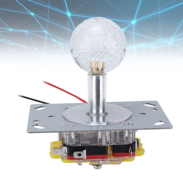 Stick, Joystick Estable Y Confiable Iluminación De Color Liviana Ampliamente Compatible Para Máquina De Garras Para Máquina De Juego Para Máquina De Lucha