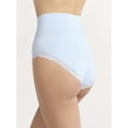 thumbnail image 4 of Joyspun Women's Everyday Smooth Briefs with Lace, Sizes S-3X, 4 of 7