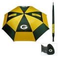 thumbnail image 1 of Team Golf NFL Green Bay Packers 62" Golf Umbrella with Protective Sheath, Double Canopy Wind Protection Design, Auto Open Button, 1 of 2