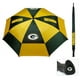 Golf Team Golf Parapluie NFL Green Bay Packers 62 "avec Gaine de Protection, Conception de Protection contre le Vent à Double Auvent, Bouton Automatique Ouvert – image 1 sur 2